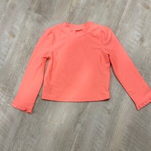 Kids Coral Rashguard Swim Top
